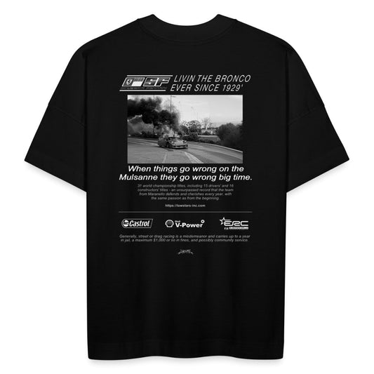 LOWSTARS BRONCO TEE - black