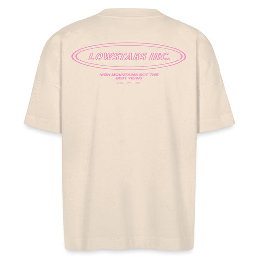 LOWSTARS RAW TEE - natural raw